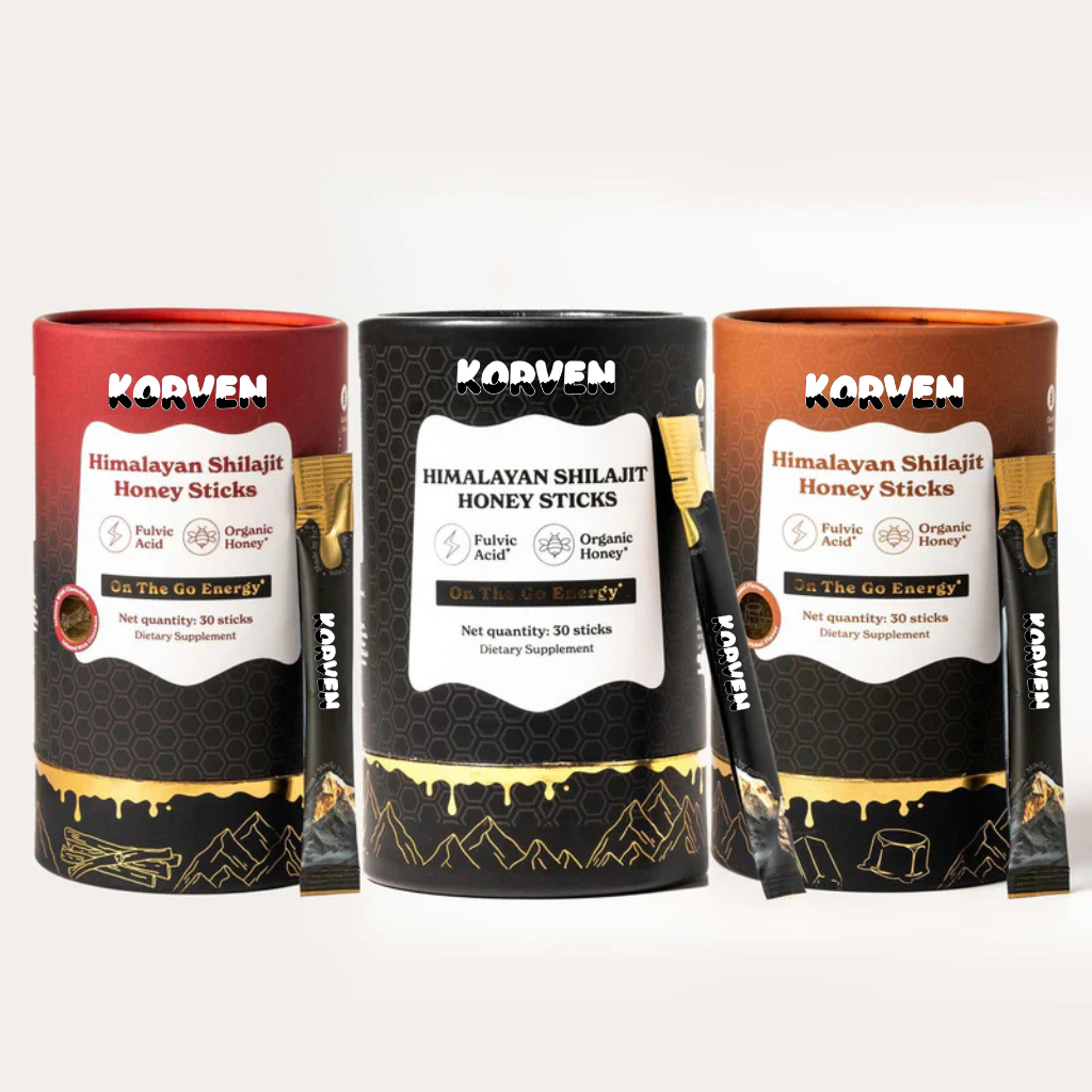 Korven Shilajit Honey Sticks