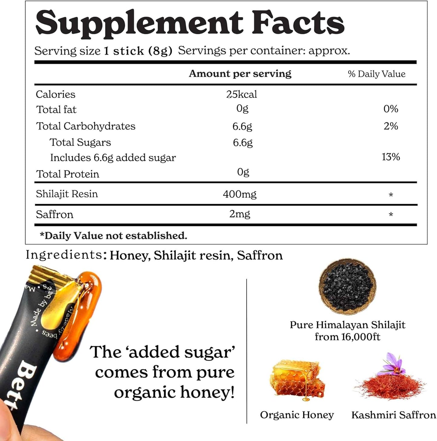 Korven Shilajit Honey Sticks