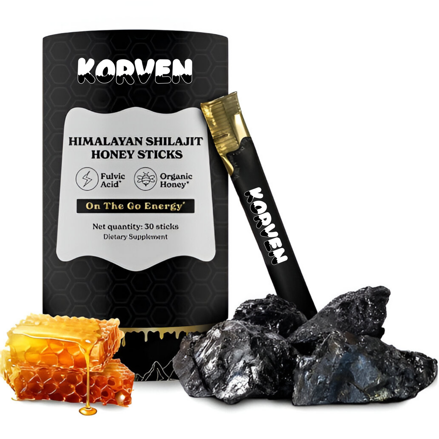Korven Shilajit Honey Sticks
