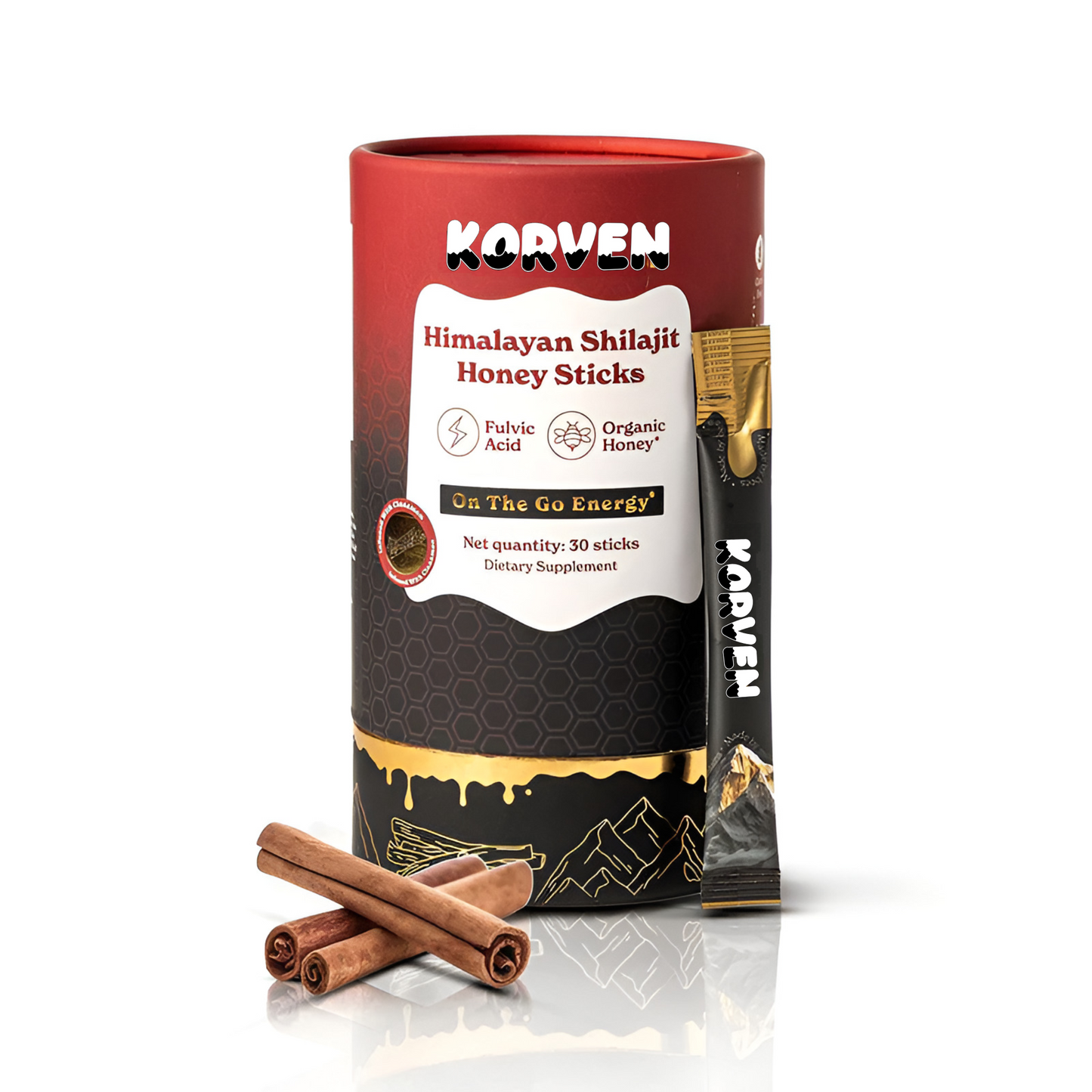 Korven Shilajit Honey Sticks