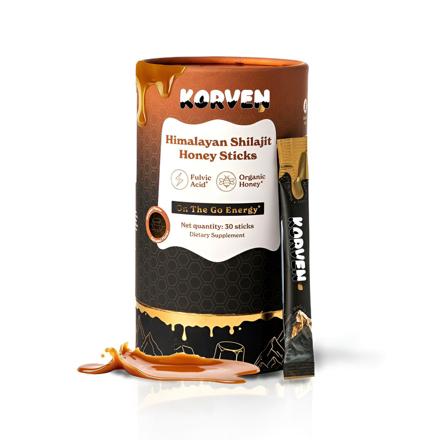 Korven Shilajit Honey Sticks