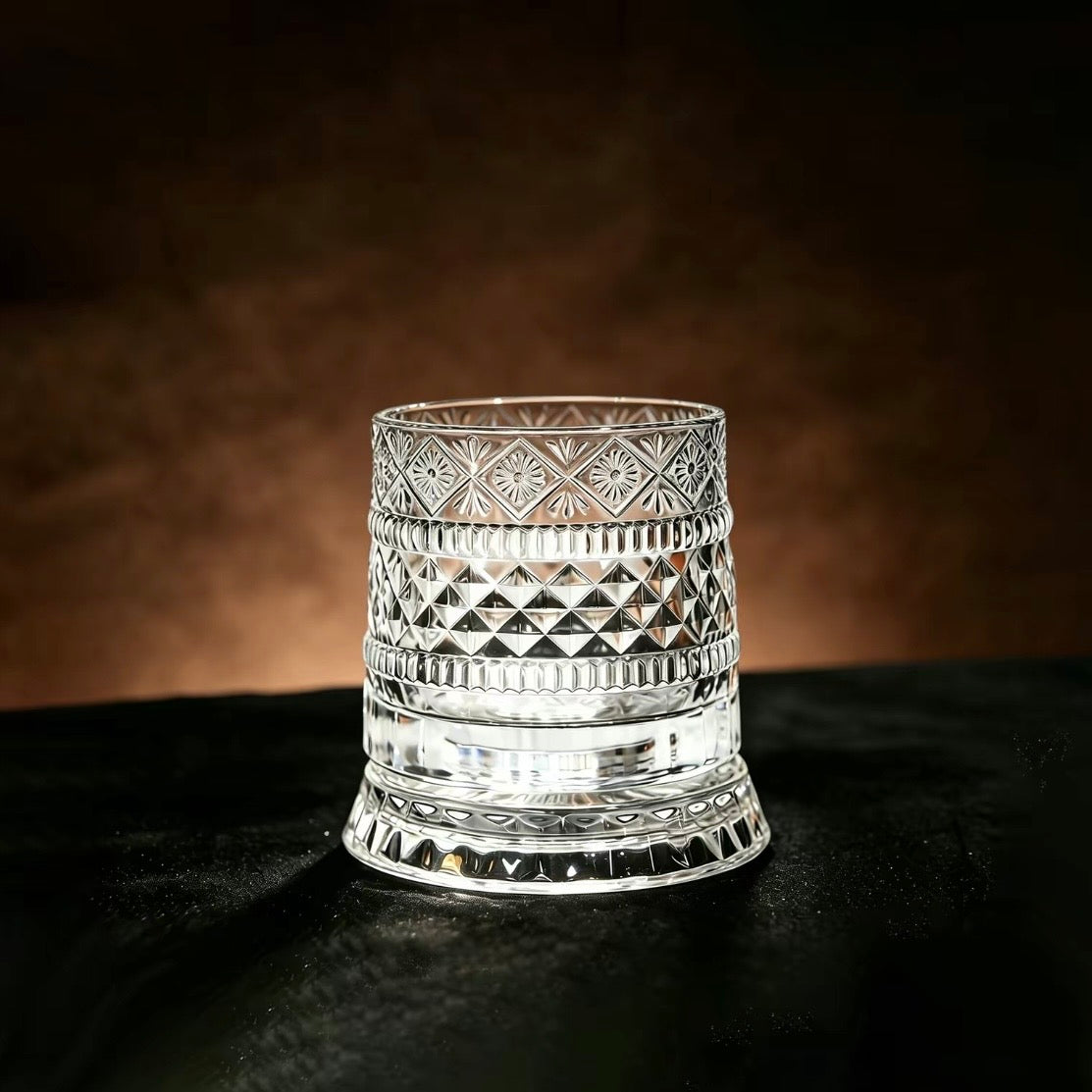 Korven Luxury 360° Spinning Crystal Glass