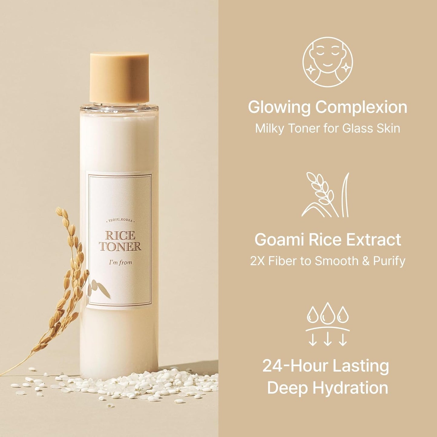 Korven Rice Glow Milky Toner