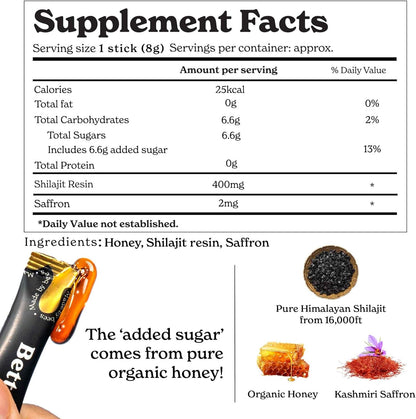 Korven Shilajit Honey Sticks