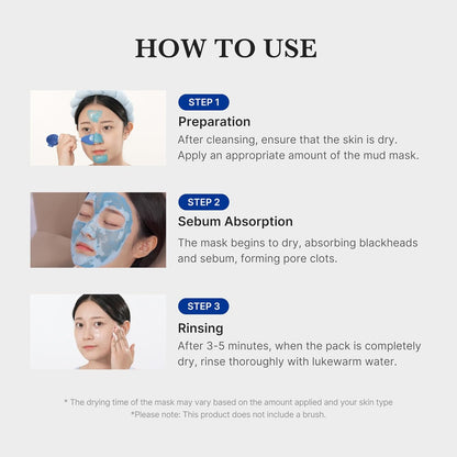 Korven Zero Pore Detox Mud Mask