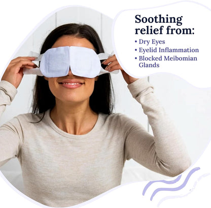 Korven Rest: Self Heating Warm Compress With Hydrating Minerals For Dry Eyes | 30 Count
