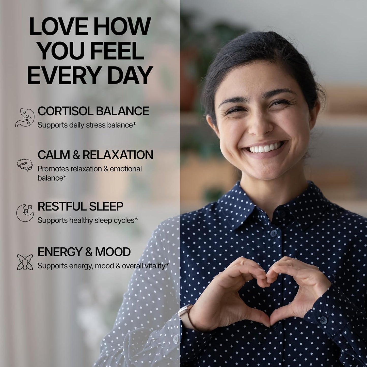 DLNIA Magnesium Glycinate Stress & Cortisol Support Gummies | Calm Focus by Day, Deep Sleep by Night | 17-in-1 with KSM-66® Ashwagandha, L-Theanine & Lion’s Mane