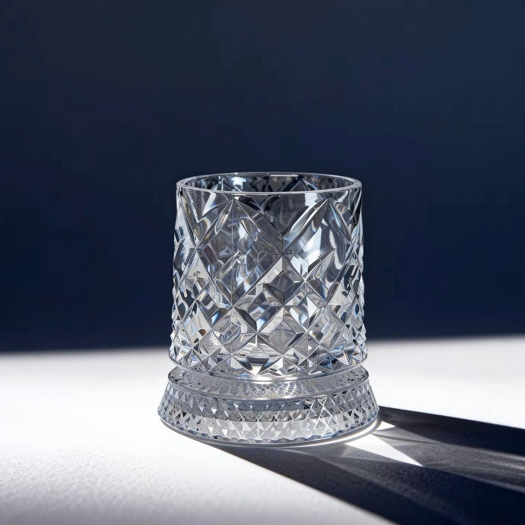 Korven Luxury 360° Spinning Crystal Glass