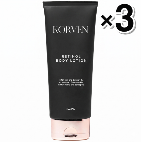 Korven Retinol Body Lotion – Firming Lotion with Ceramides & Shea Butter