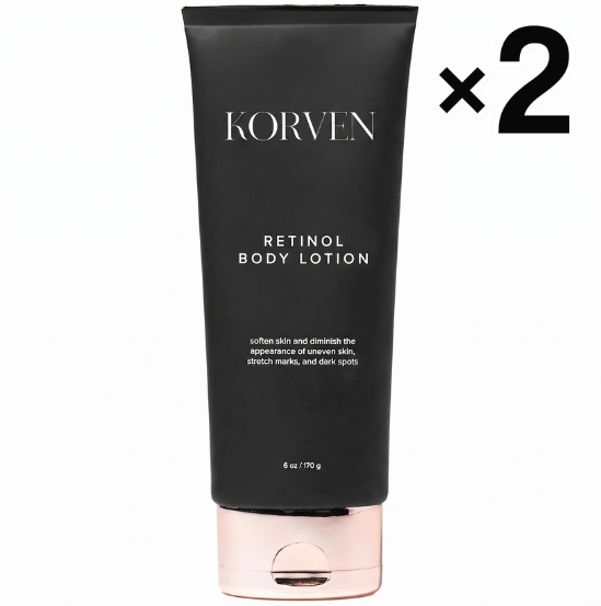 Korven Retinol Body Lotion – Firming Lotion with Ceramides & Shea Butter
