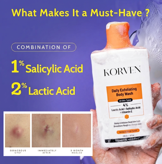 Korven Exfoliating Body Wash