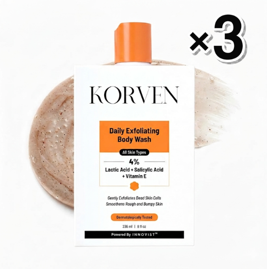 Korven Exfoliating Body Wash