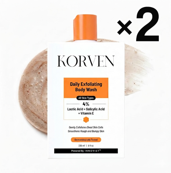 Korven Exfoliating Body Wash