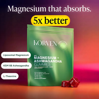 Korven Liposomal Magnesium + Ashwagandha Gummies