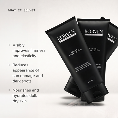 Korven Retinol Body Lotion – Firming Lotion with Ceramides & Shea Butter