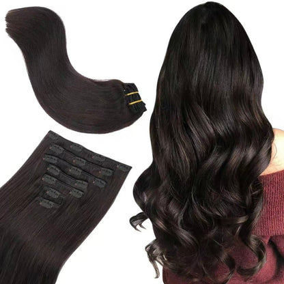 Korven Silk Seam Clip-In Hair Extensions