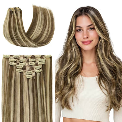 Korven Silk Seam Clip-In Hair Extensions