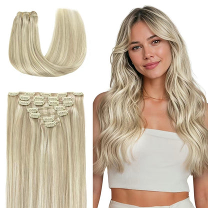 Korven Silk Seam Clip-In Hair Extensions